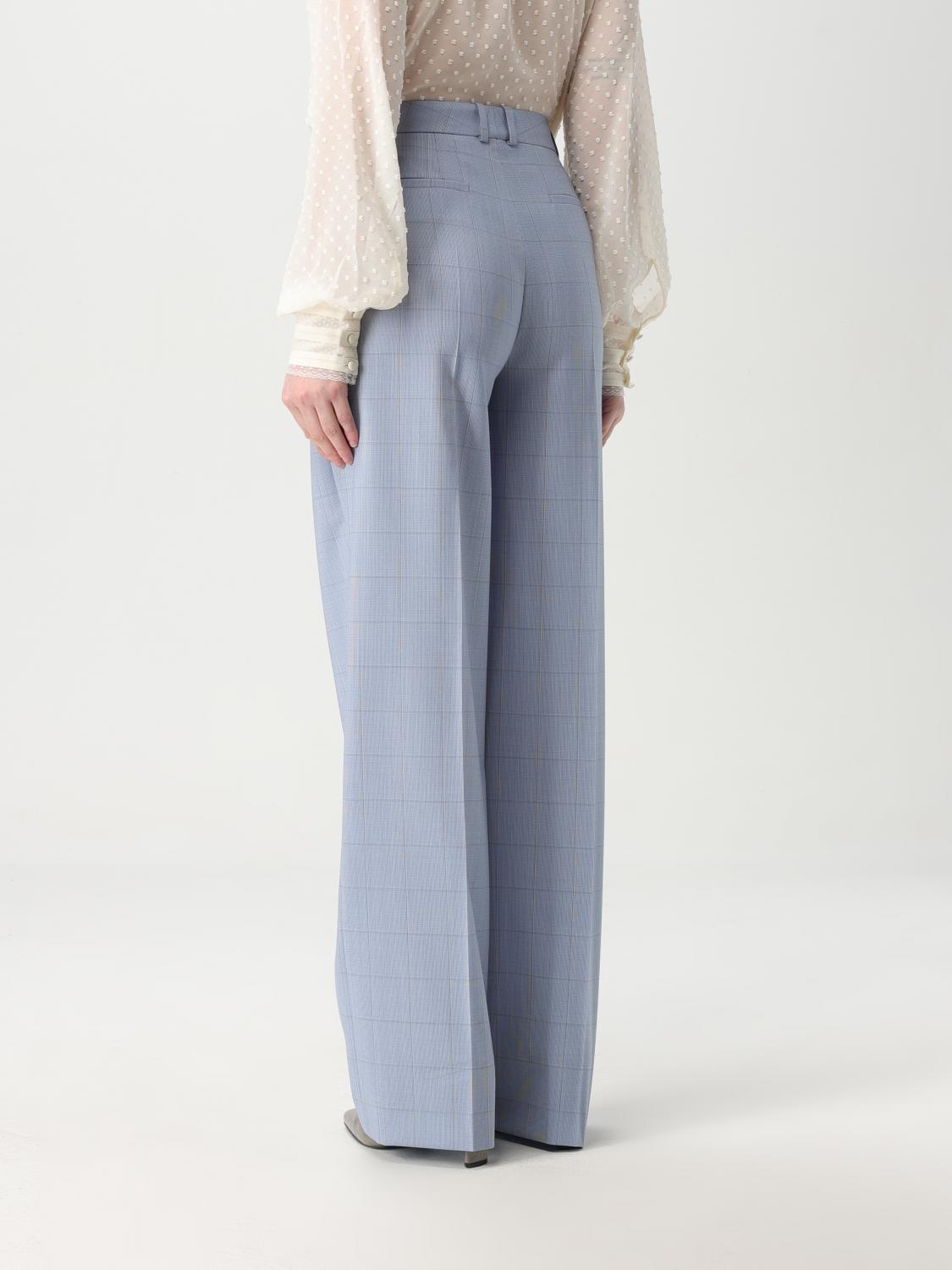 Boss Pants Woman Gnawed Blue