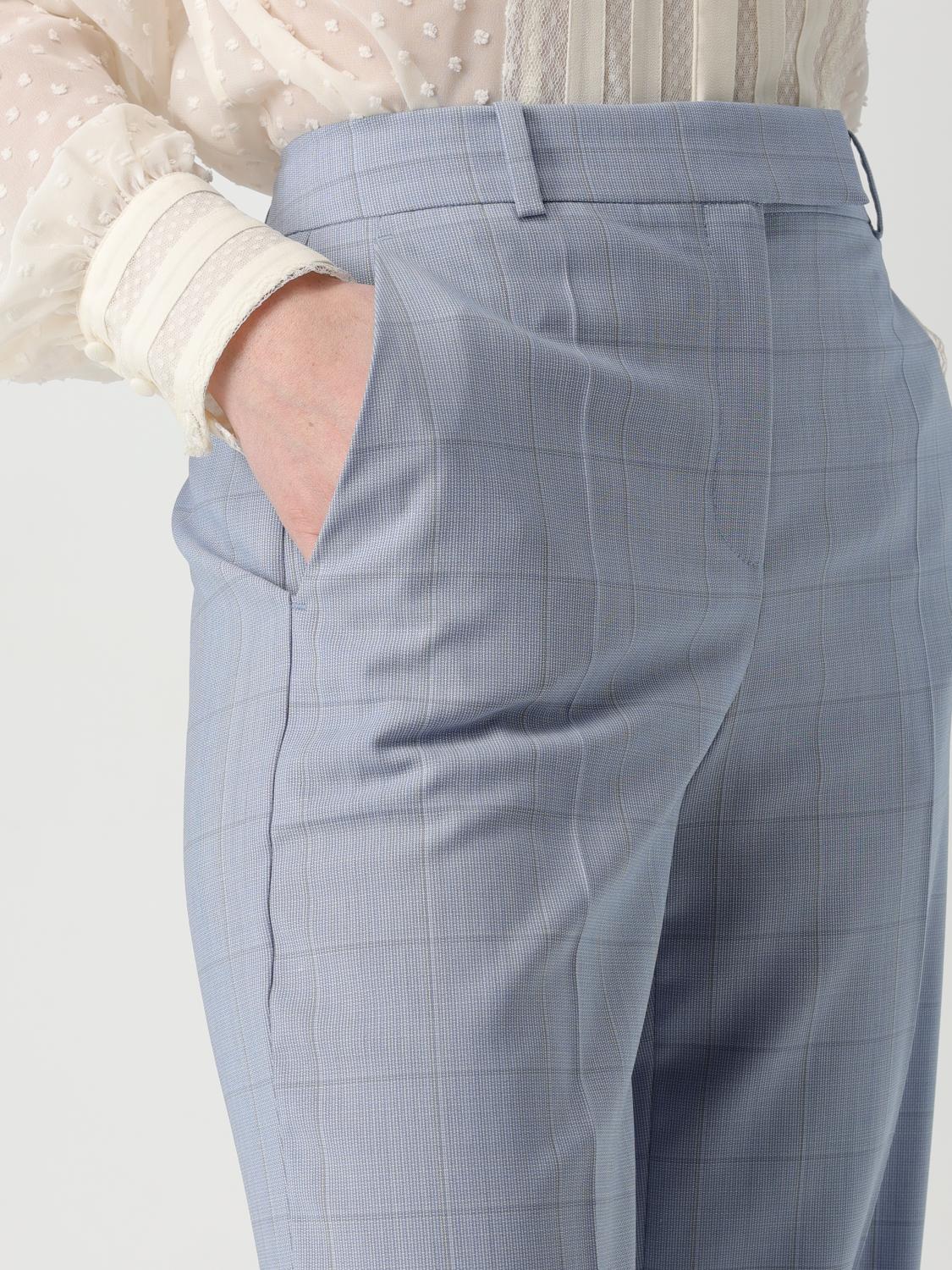 Boss Pants Woman Gnawed Blue