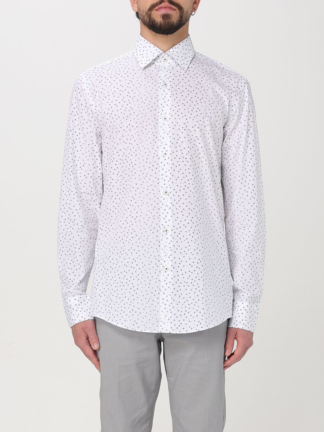 Boss Shirt Men Burgundy