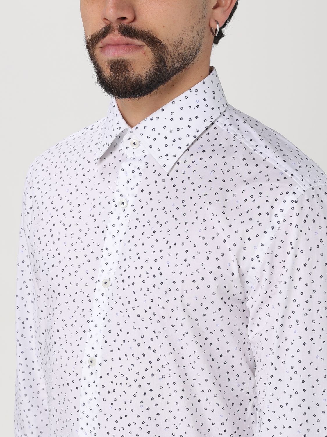 Boss Shirt Men Burgundy