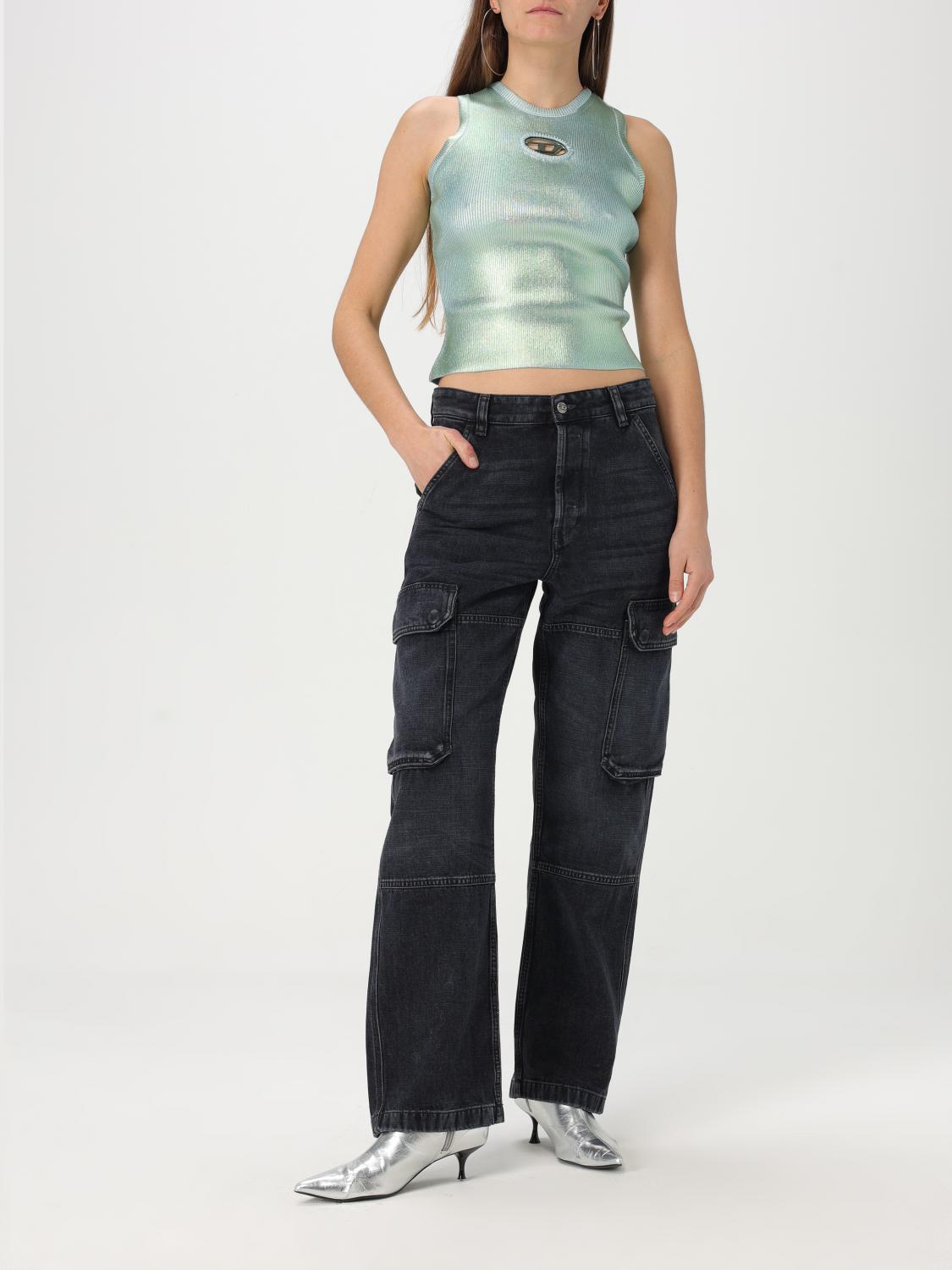 Diesel Top Woman Silver