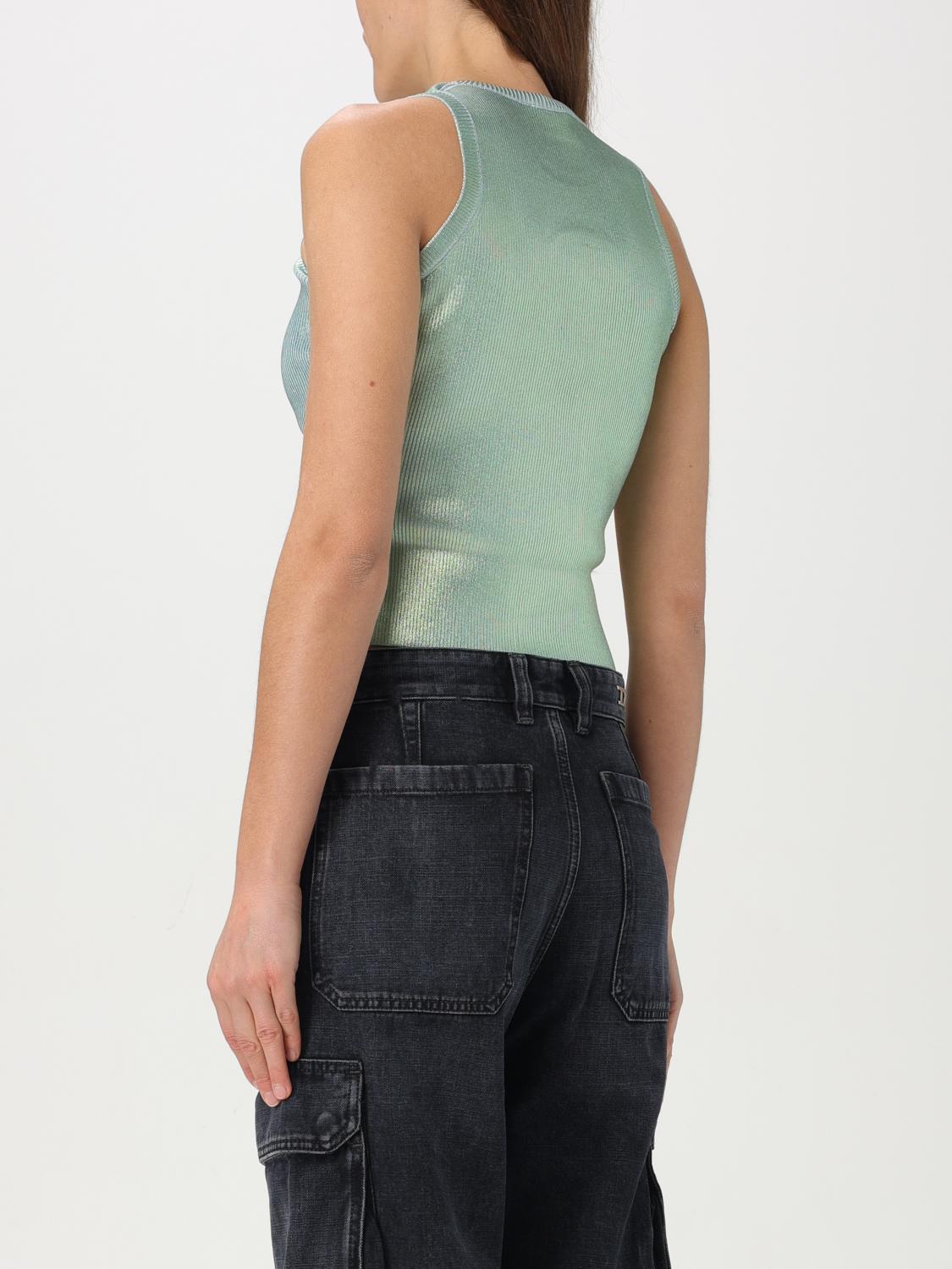 Diesel Top Woman Silver