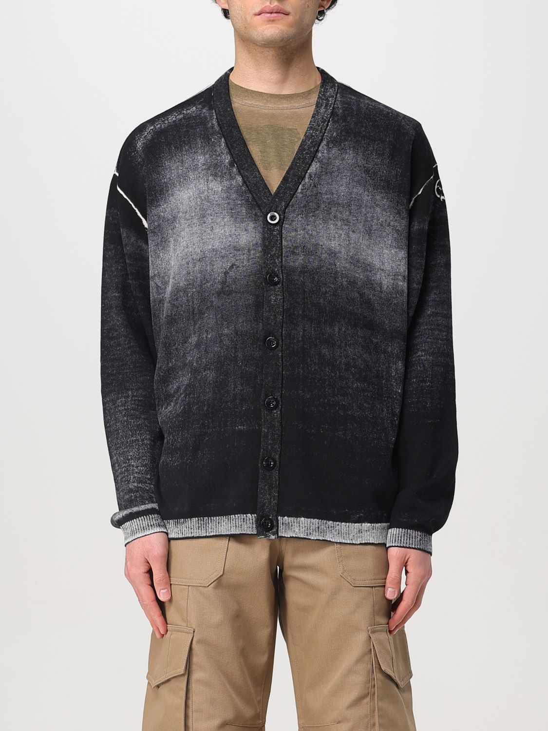 Diesel Cardigan Men Black
