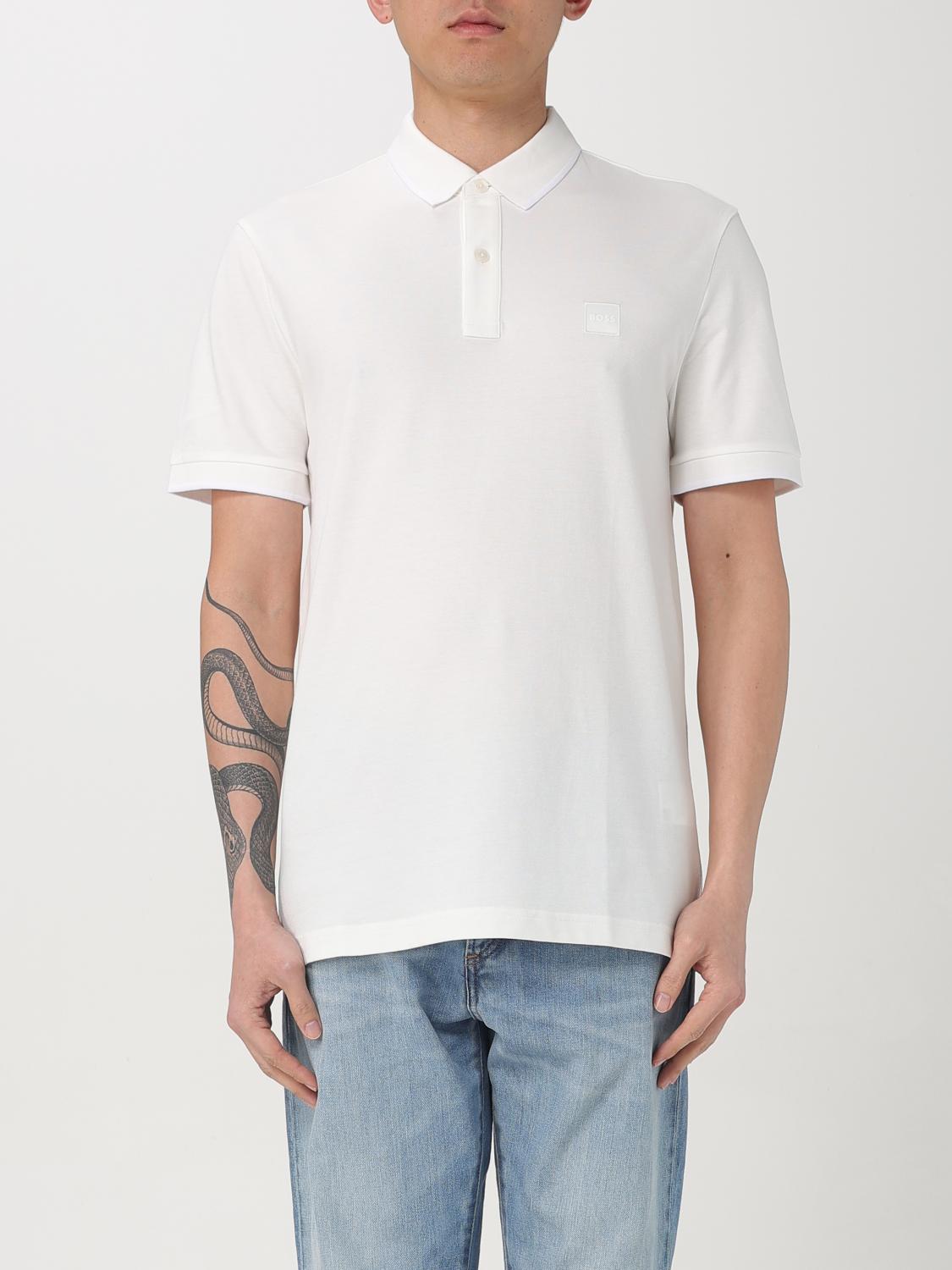 Boss Polo Shirt Men Blue