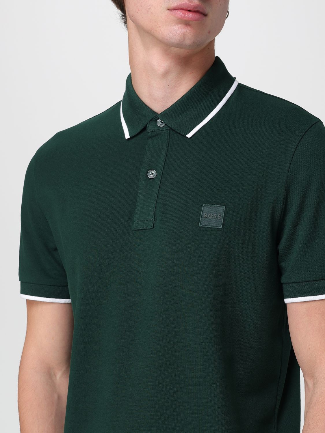 Boss Polo Shirt Men Blue