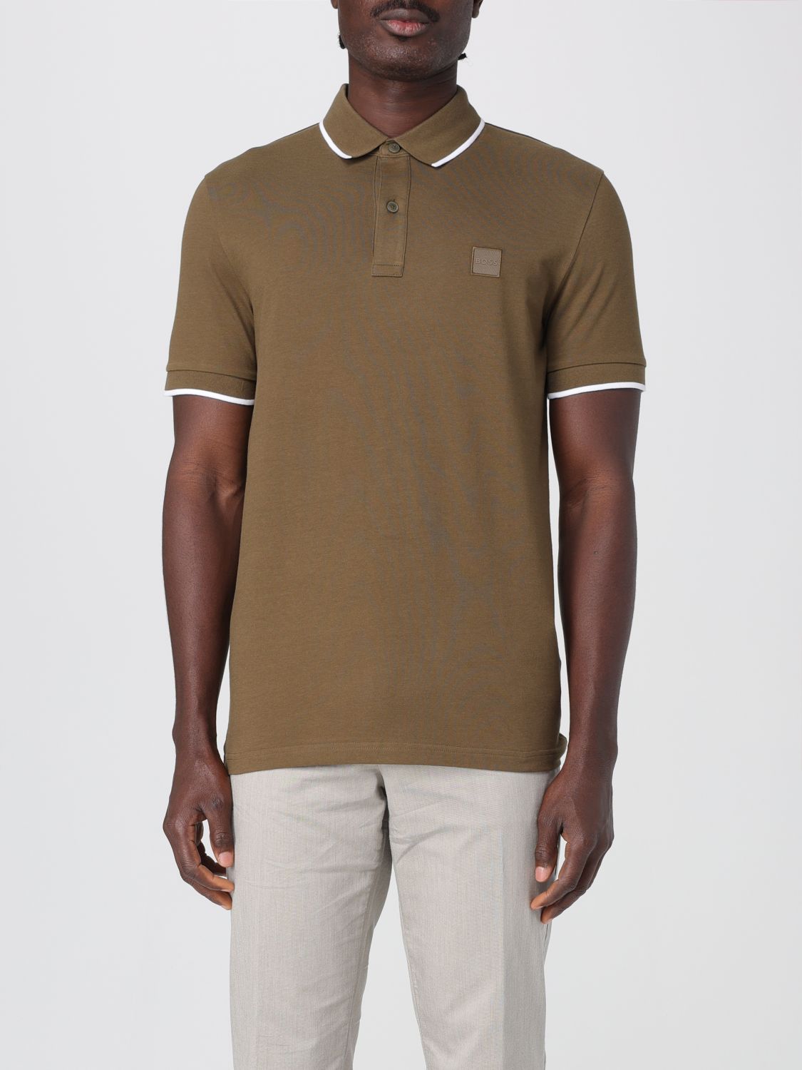 Boss Polo Shirt Men Blue