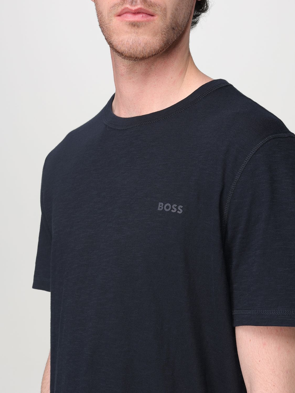 Boss T Shirt Men Blue