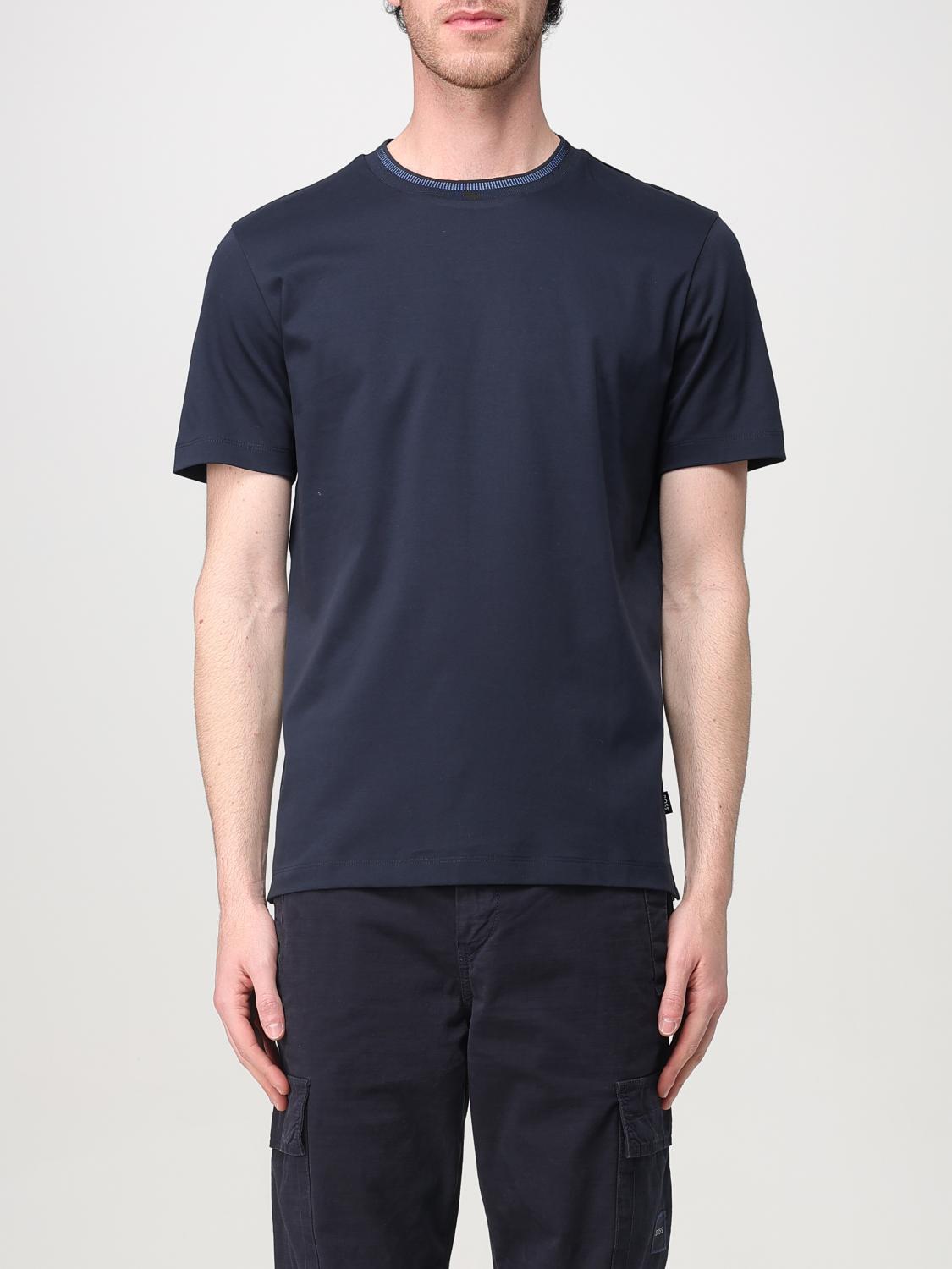 Boss T Shirt Men Blue