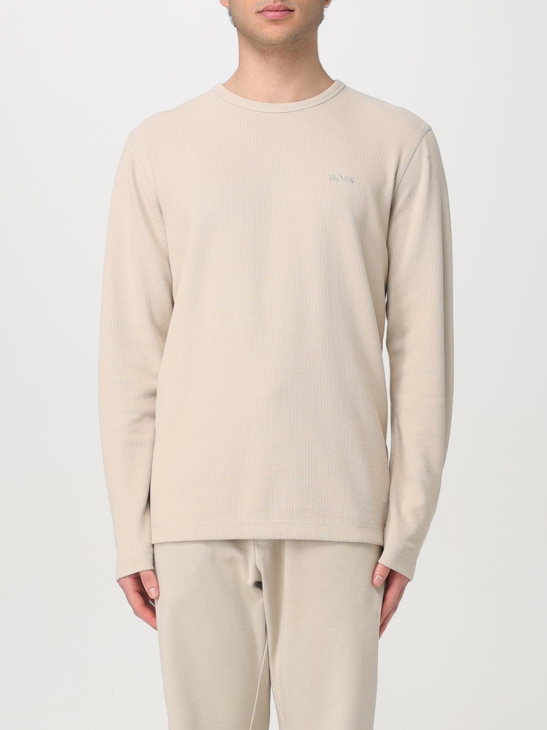 Boss Sweatshirt Men Sand