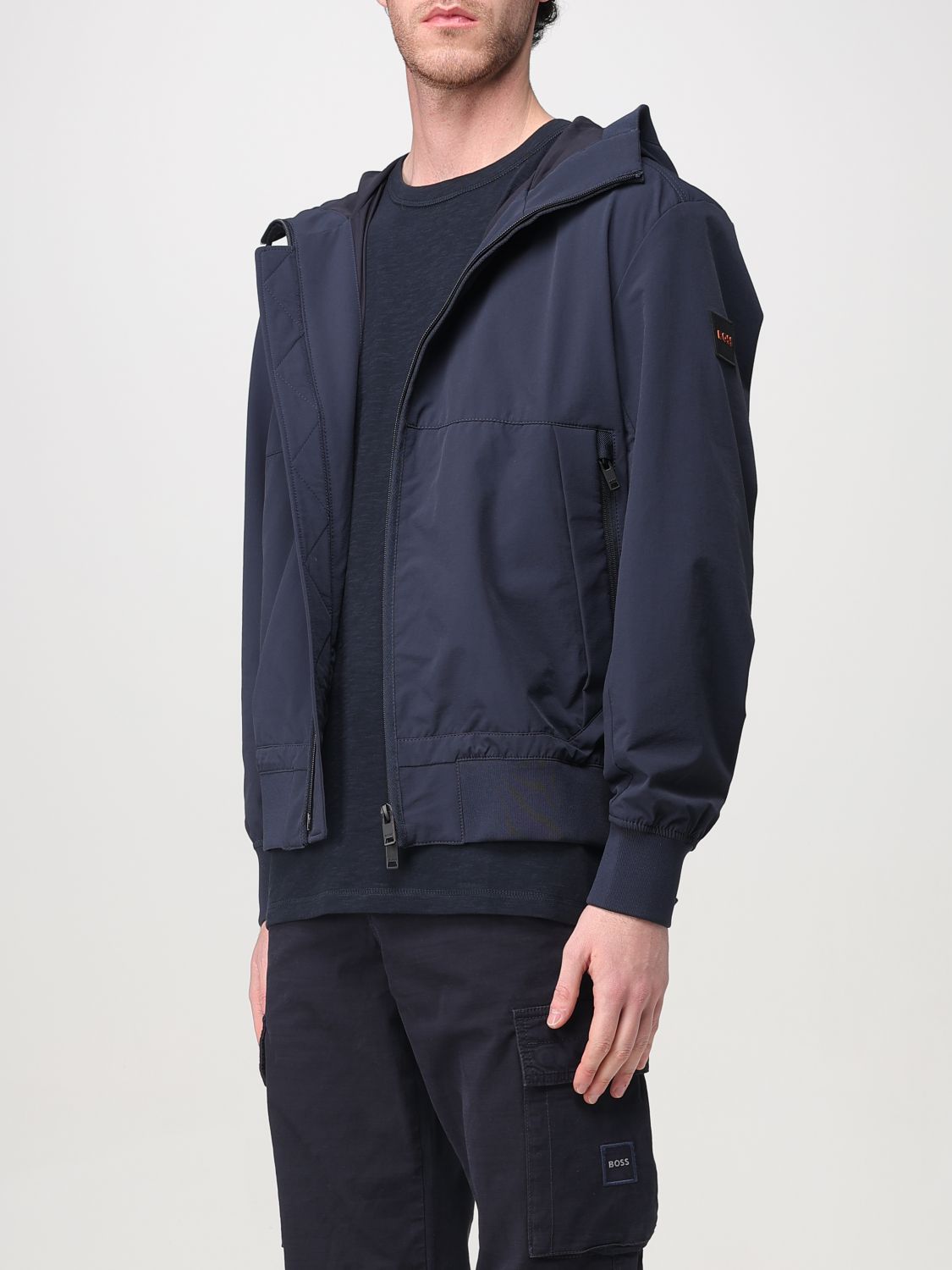 Boss Jacket Men Blue