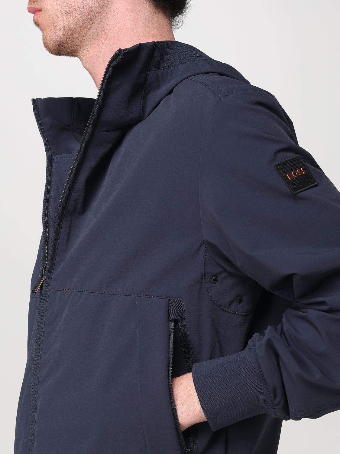 Boss Jacket Men Blue