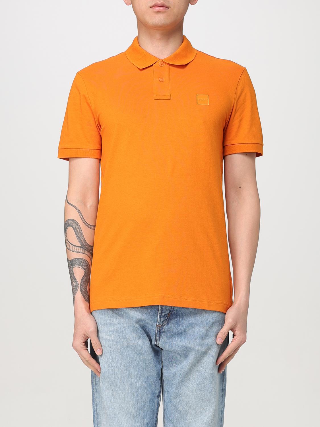 Boss Polo Shirt Men Beige