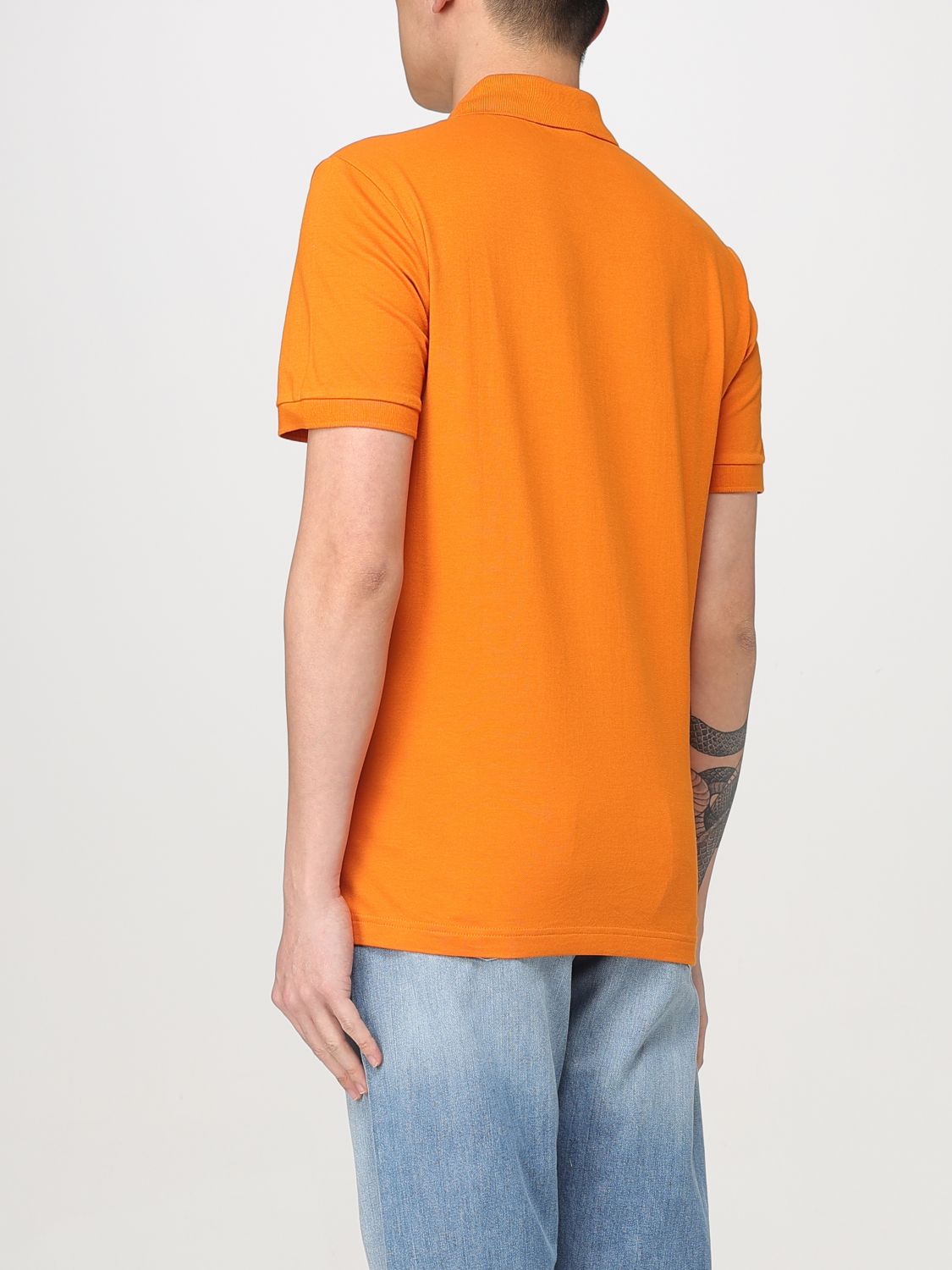 Boss Polo Shirt Men Orange