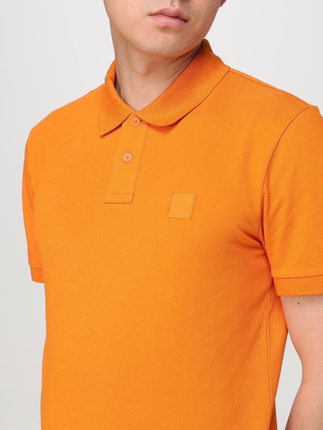 Boss Polo Shirt Men Beige