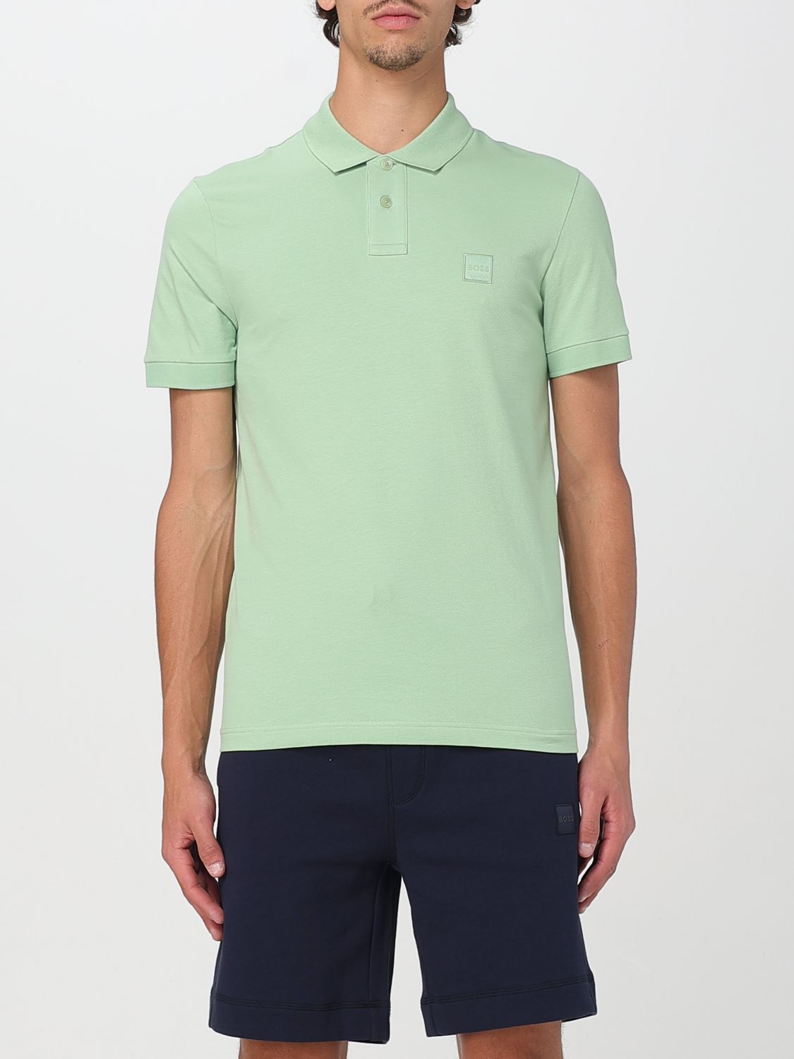 Boss Polo Shirt Men Beige