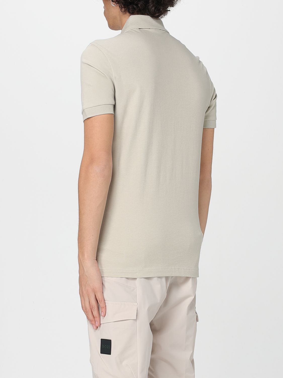 Boss Polo Shirt Men Beige