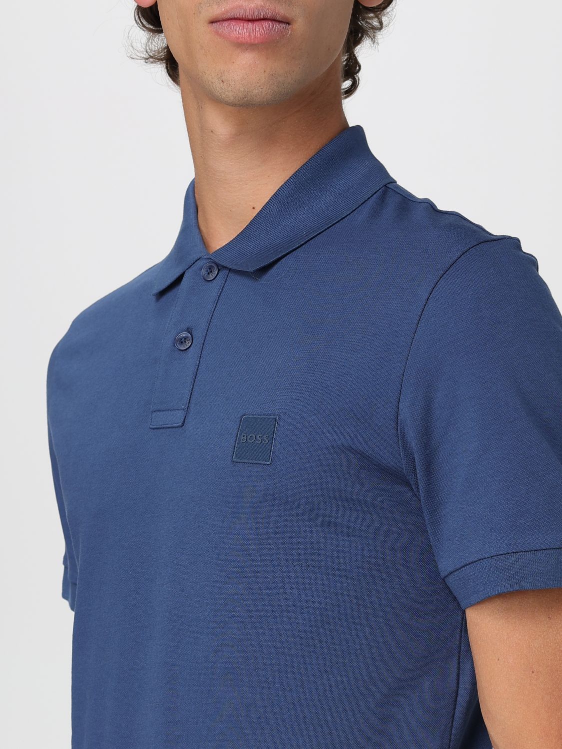 Boss Polo Shirt Men Beige
