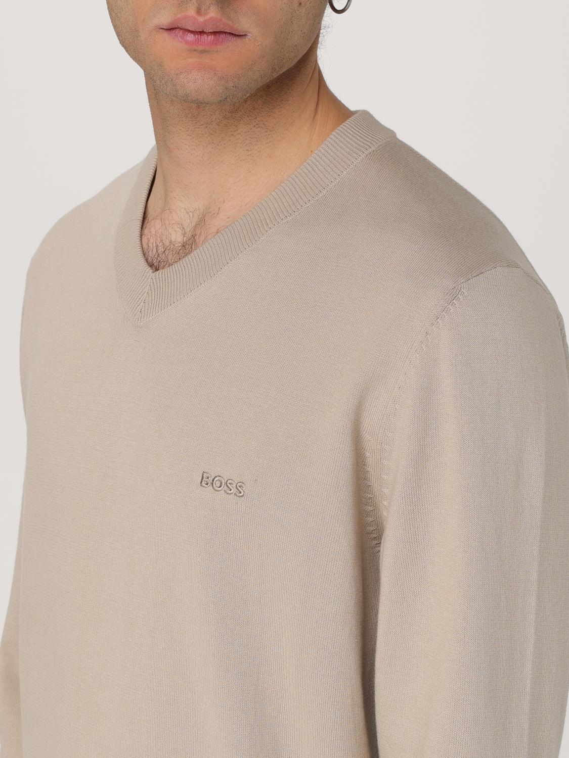Boss Sweater Men Beige