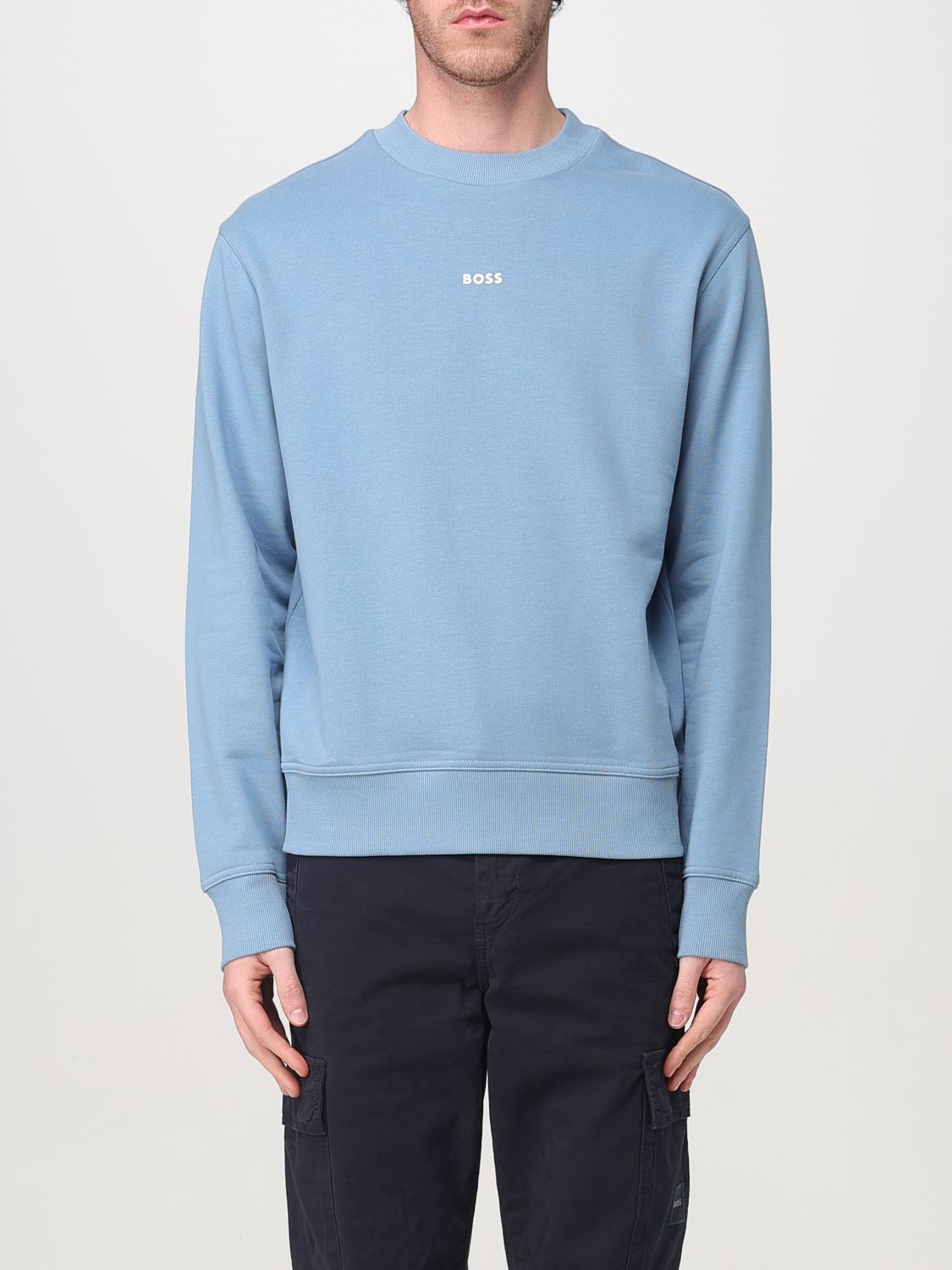 Boss Sweatshirt Men Blue
