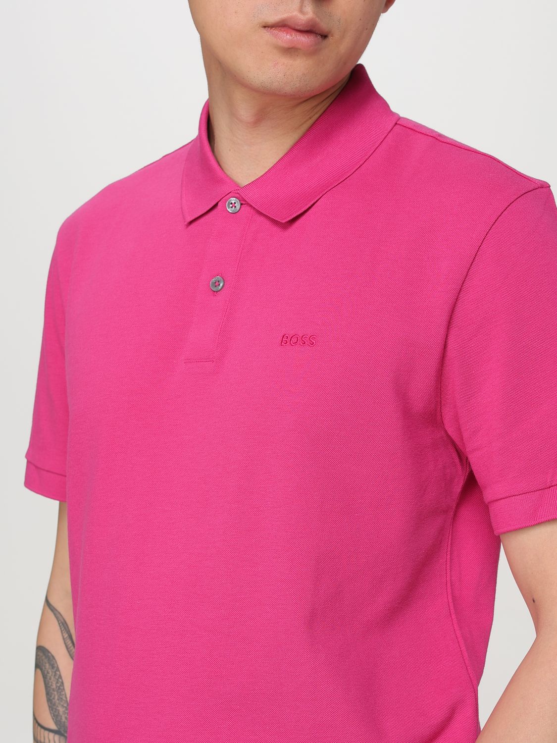 Boss Polo Shirt Men Green