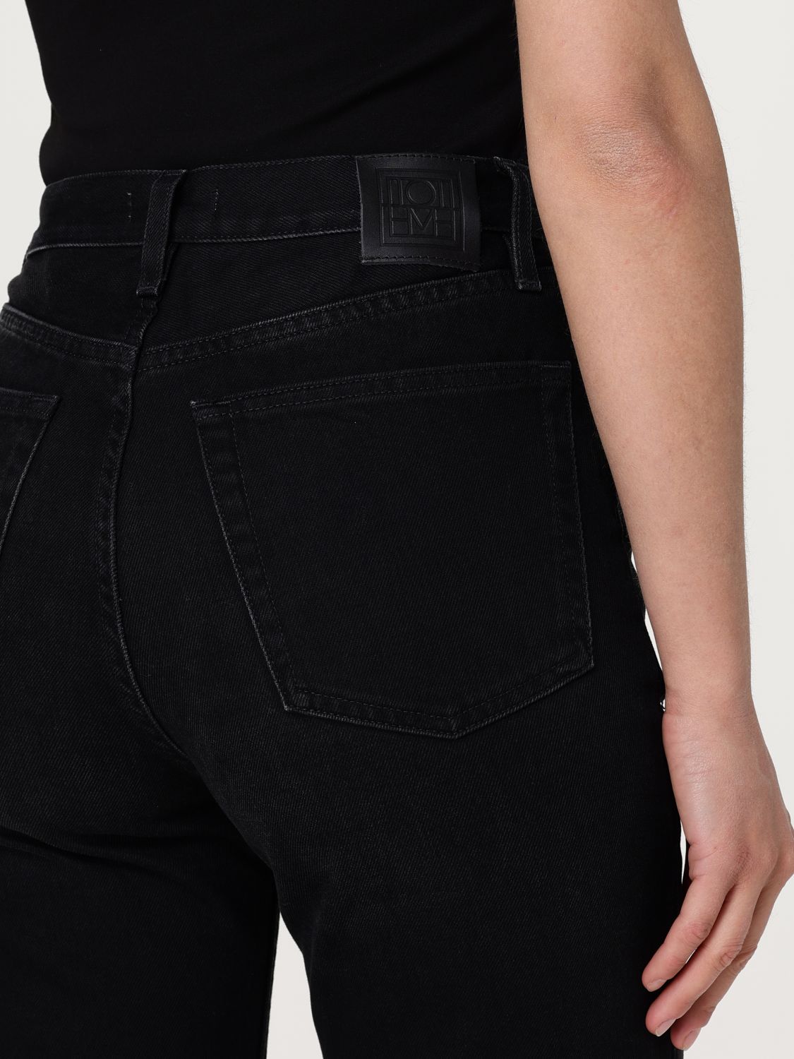 Toteme Jeans Woman Black