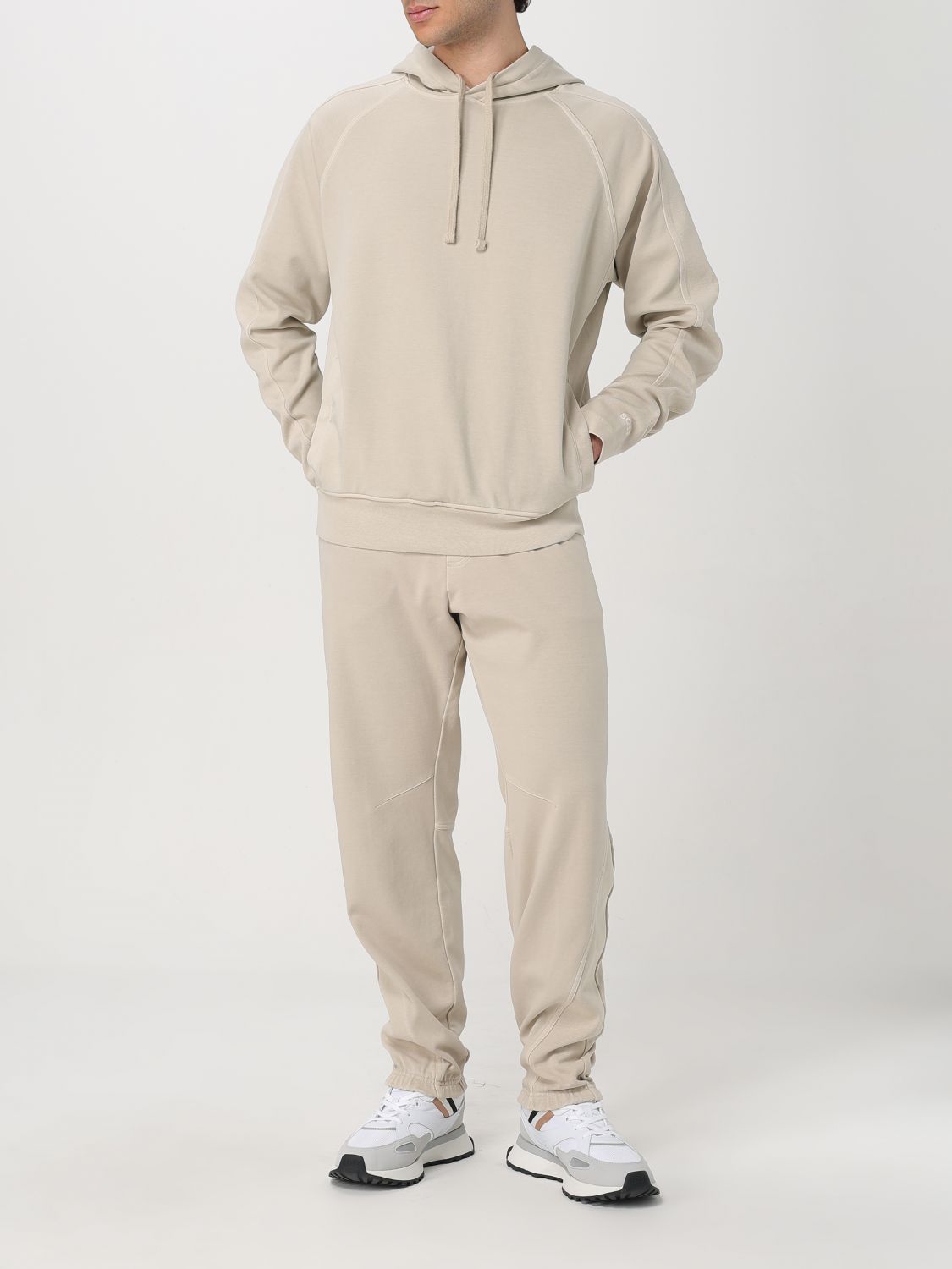 Boss Sweatshirt Men Sand