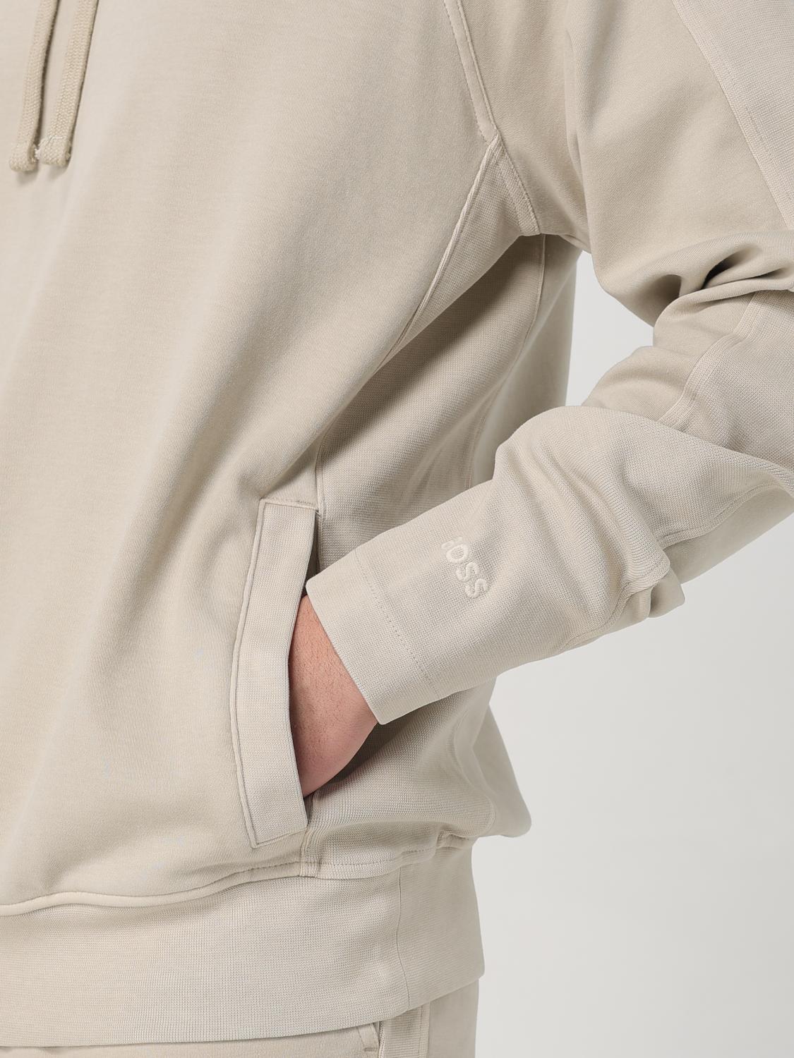Boss Sweatshirt Men Sand
