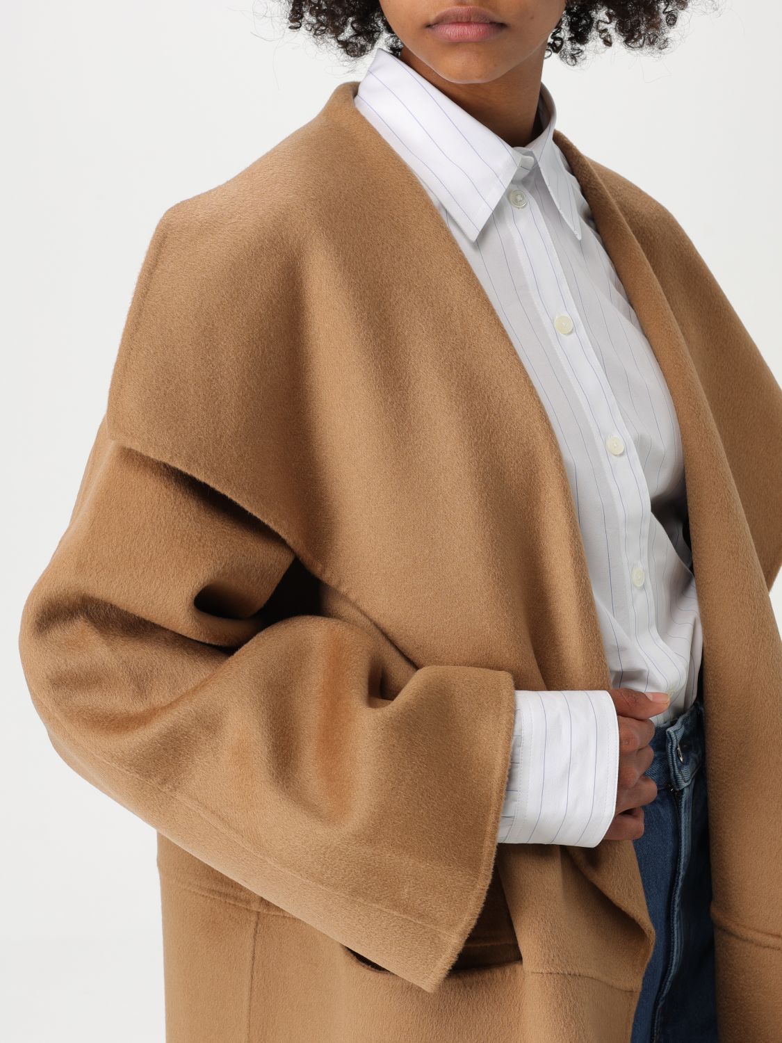 Toteme Coat Woman Camel