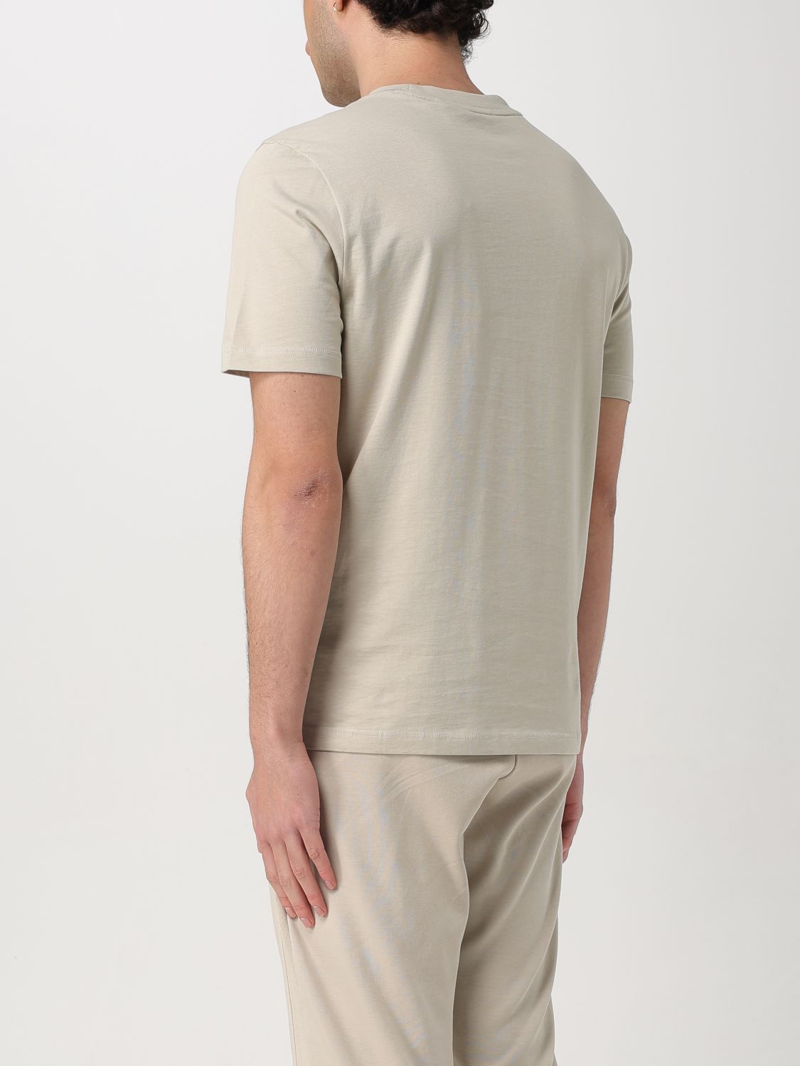 Boss T Shirt Men Sand