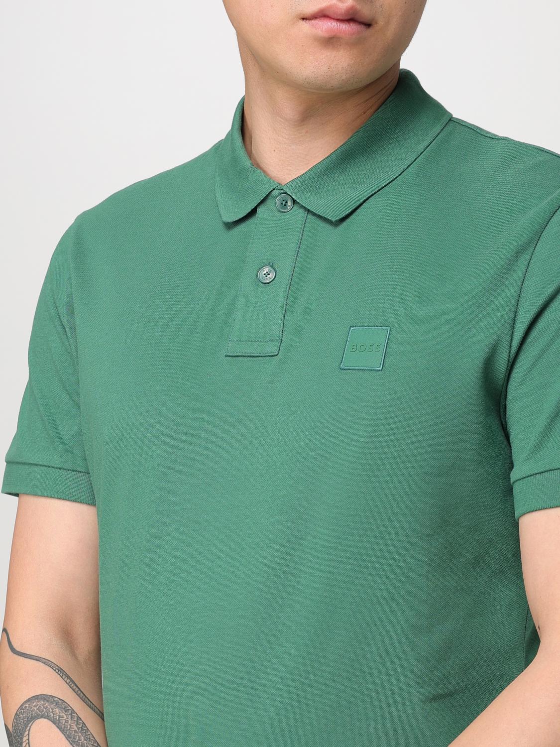 Boss Polo Shirt Men Green
