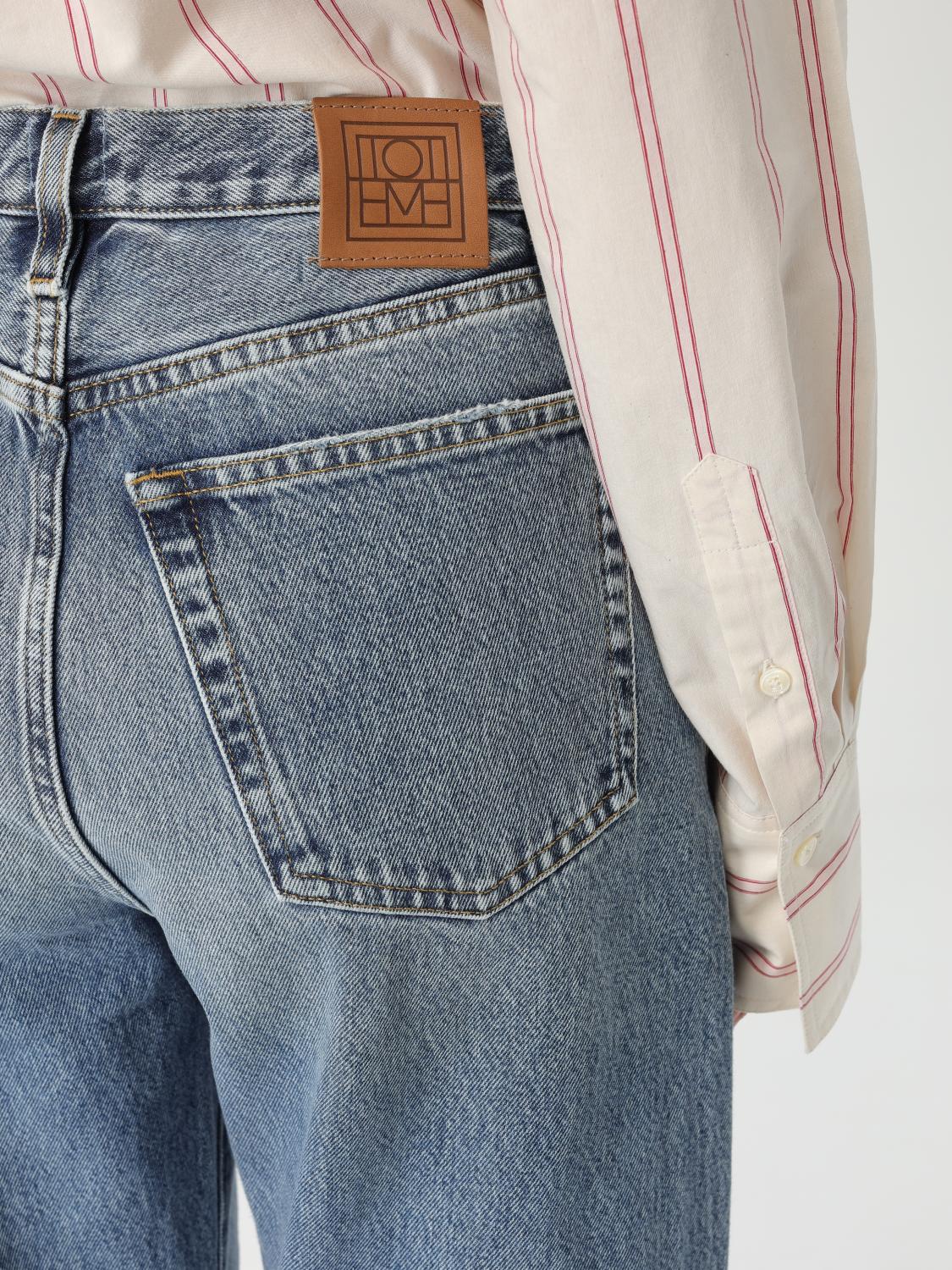 Toteme Jeans Woman Gnawed Blue