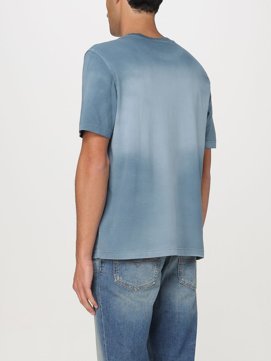Diesel T Shirt Men Sky Blue