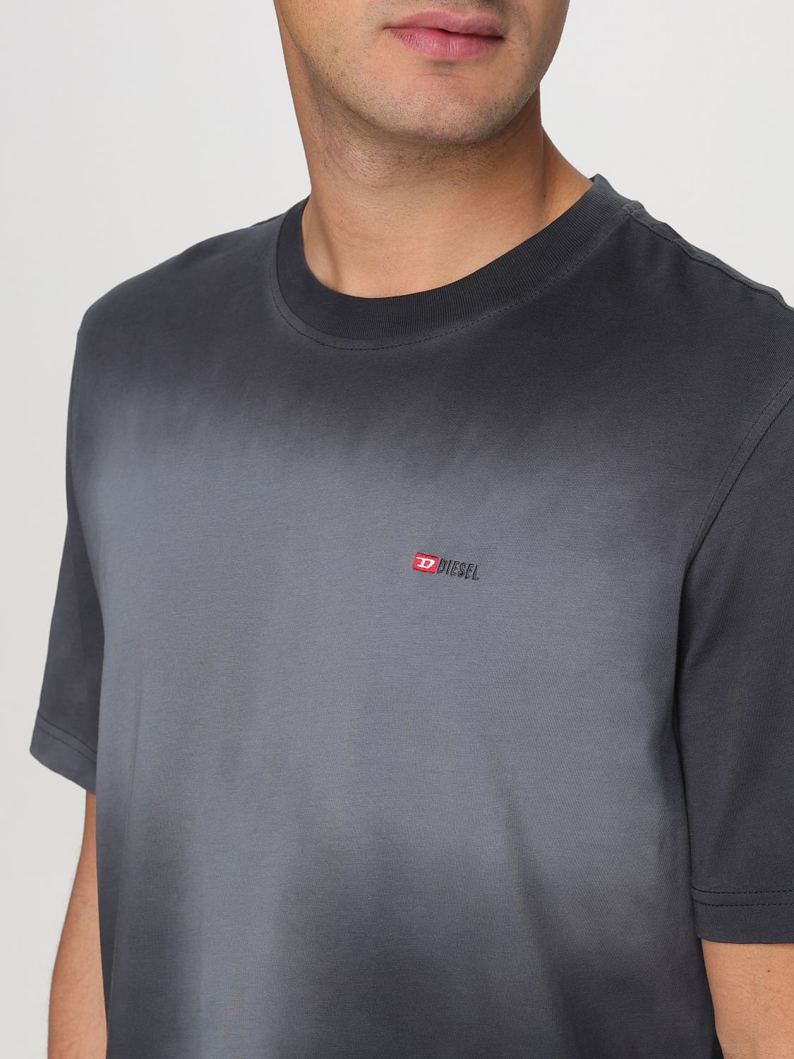 Diesel T Shirt Men Sky Blue