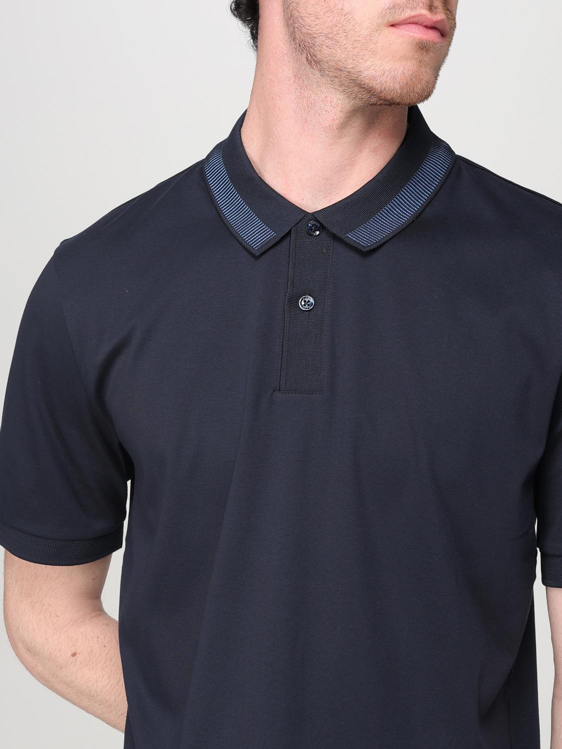 Boss Polo Shirt Men Blue