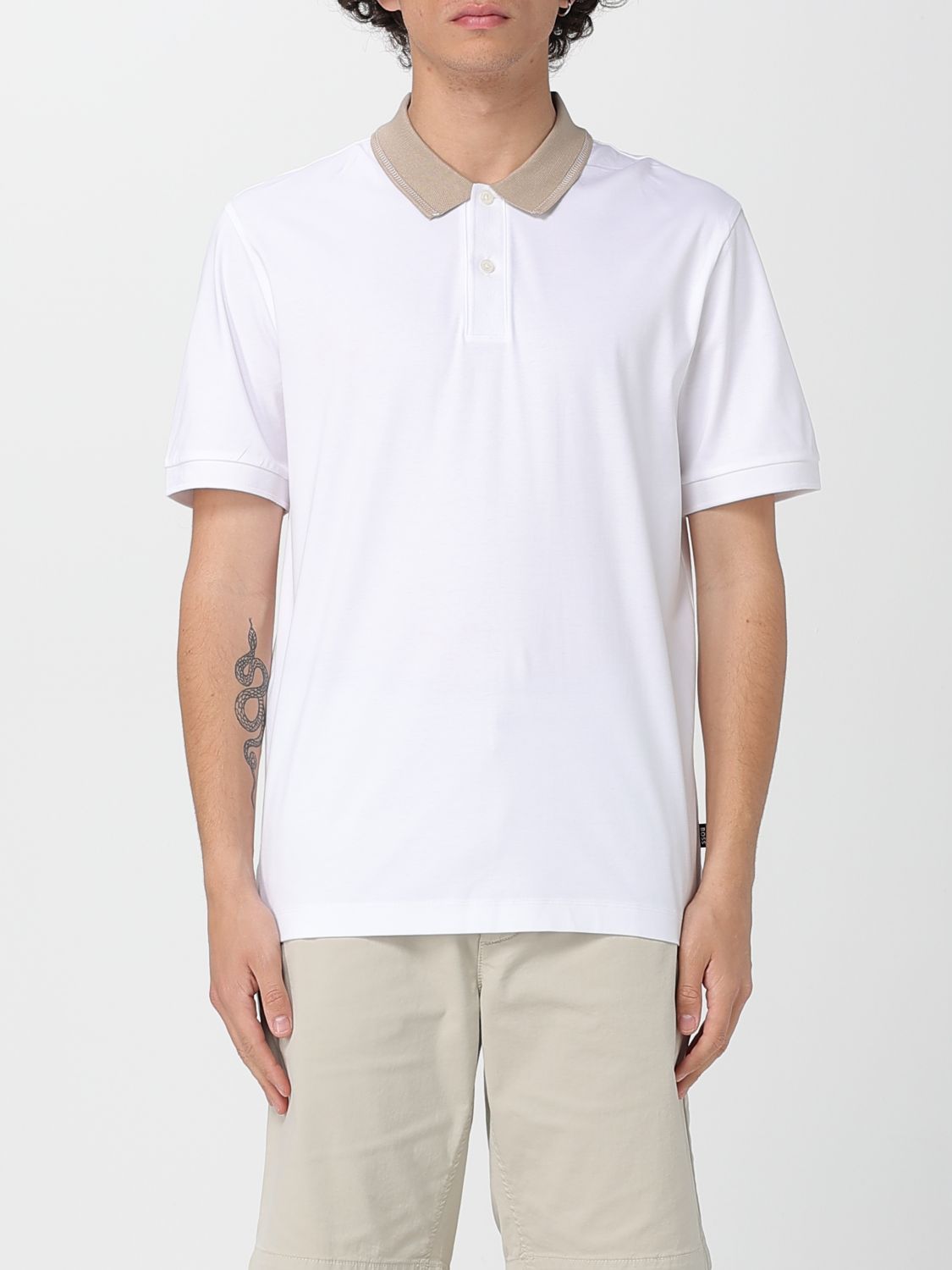 Boss Polo Shirt Men Blue