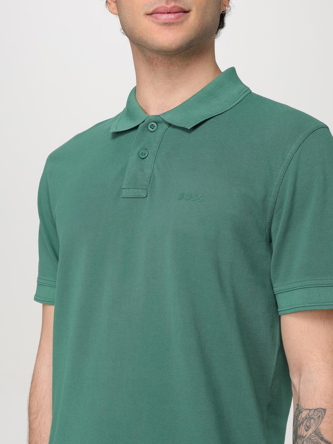 Boss Polo Shirt Men Blue