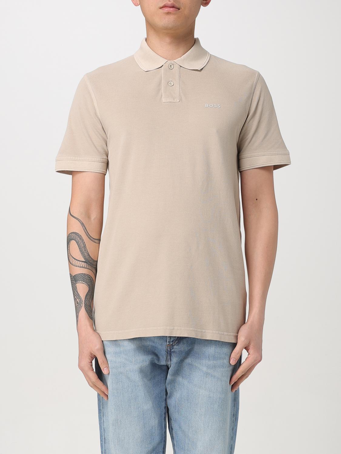 Boss Polo Shirt Men Blue