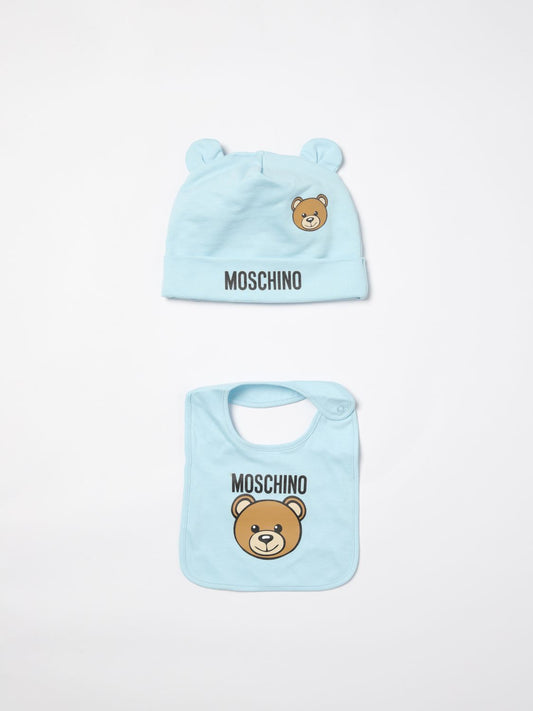 Moschino Blanket Set Kids Blue