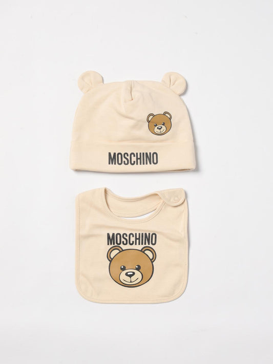 Moschino Blanket Set Kids Beige