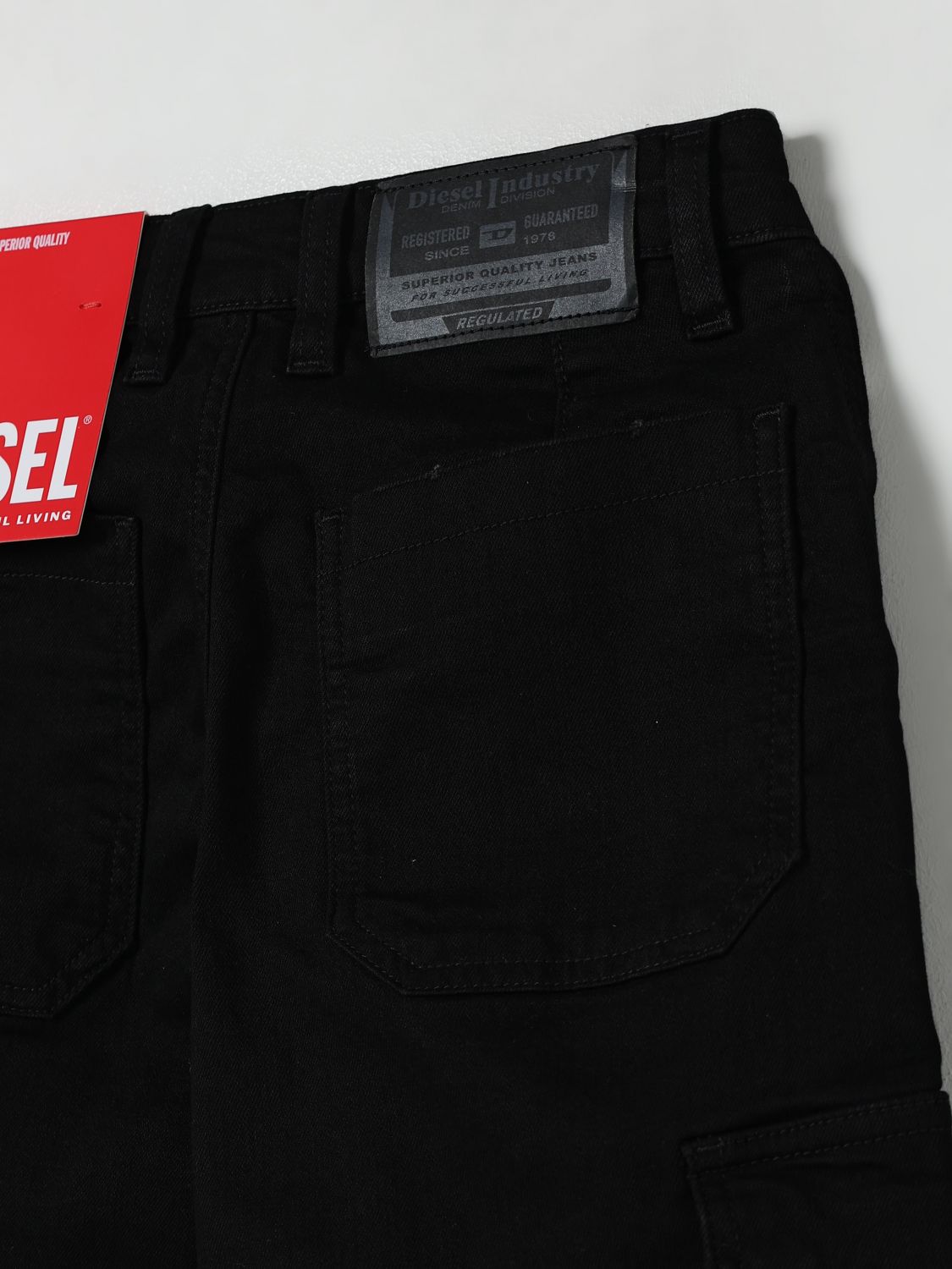 Diesel Shorts Kids Black