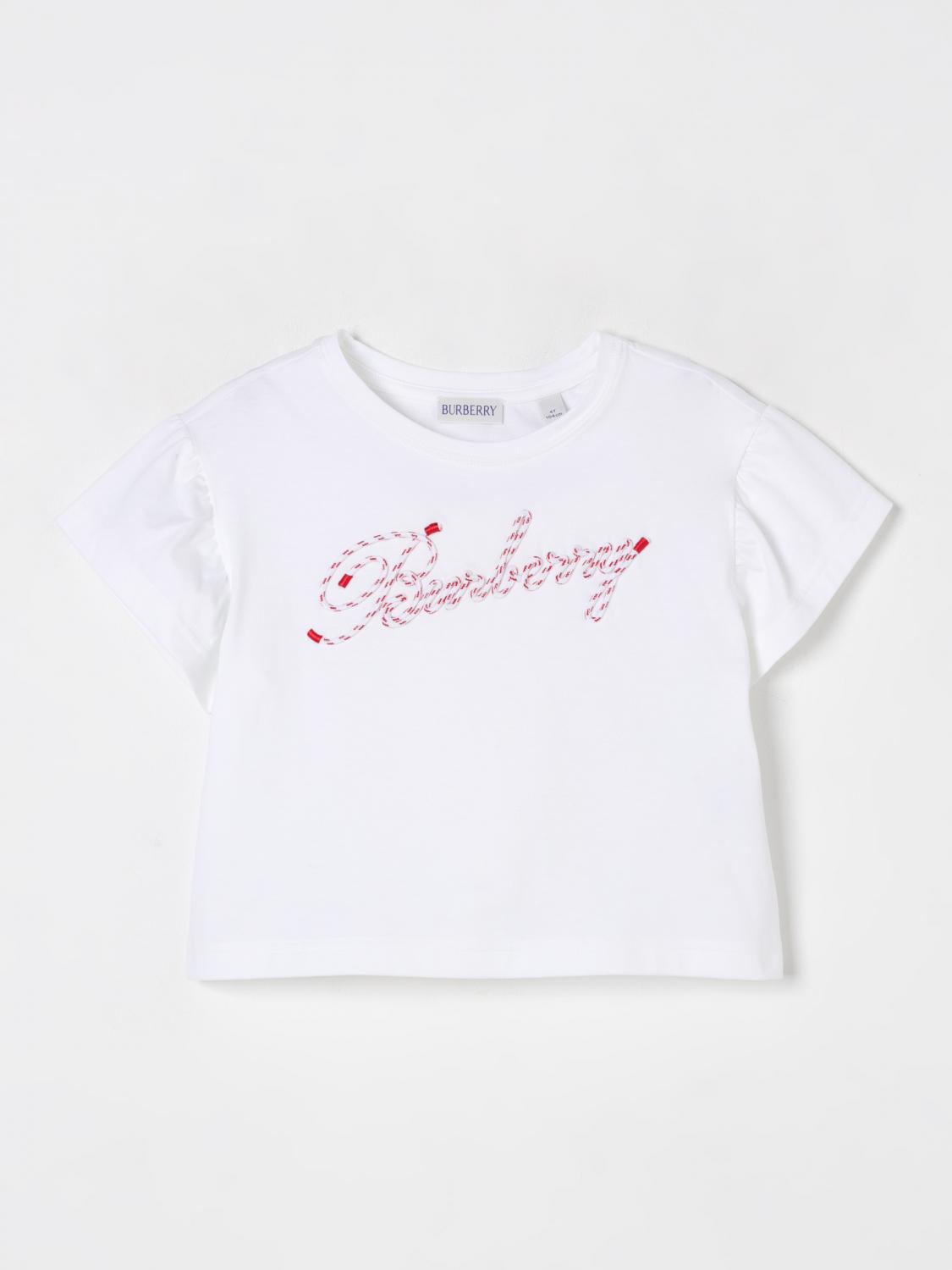 Burberry T Shirt Kids White