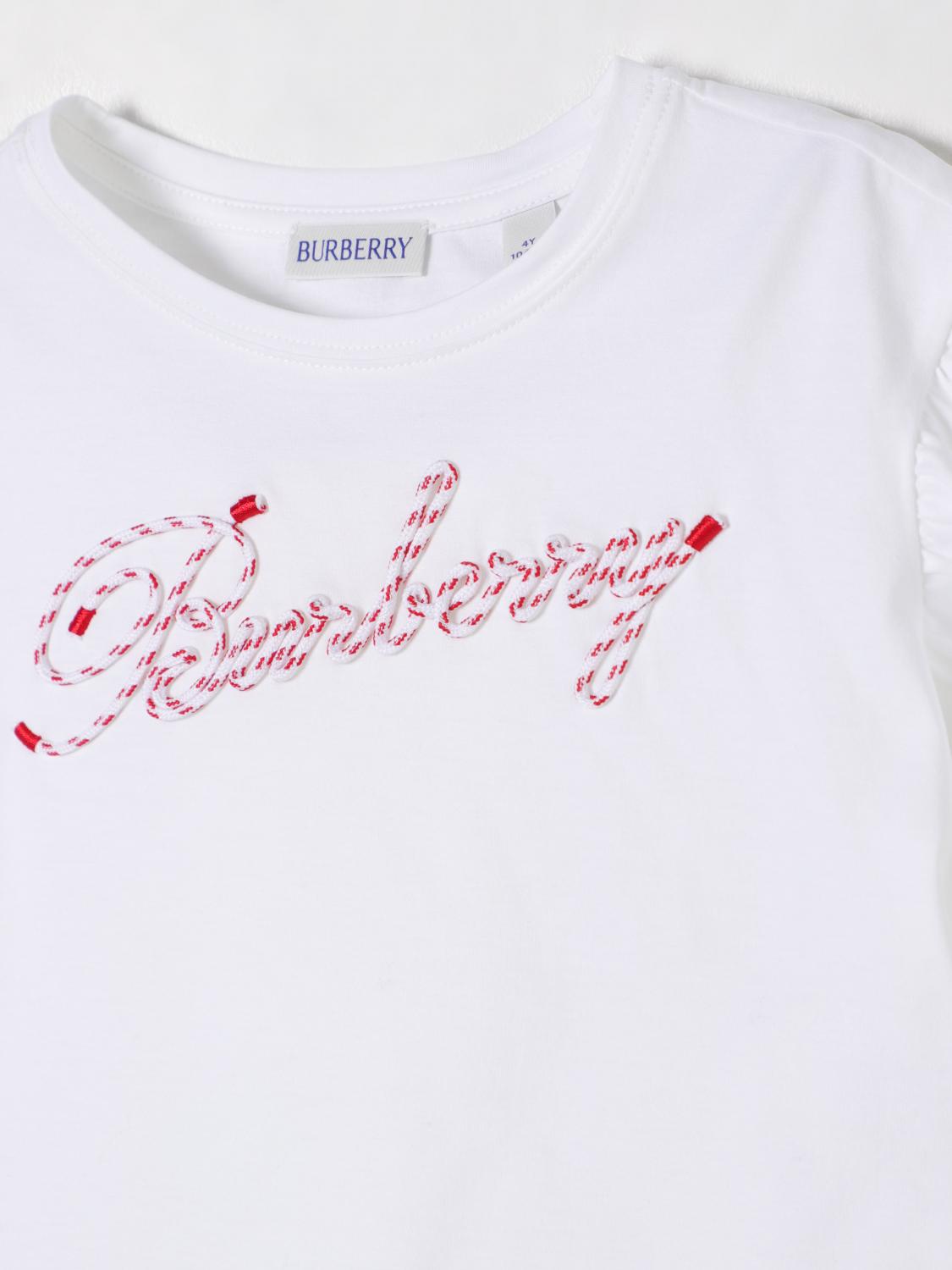 Burberry T Shirt Kids White