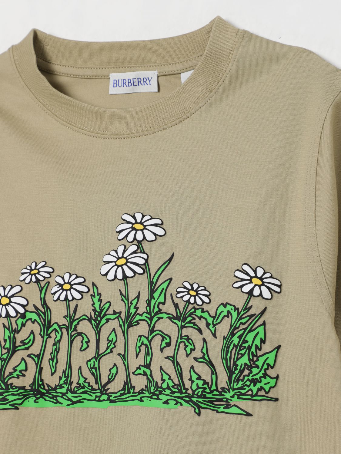 Burberry T Shirt Kids Green