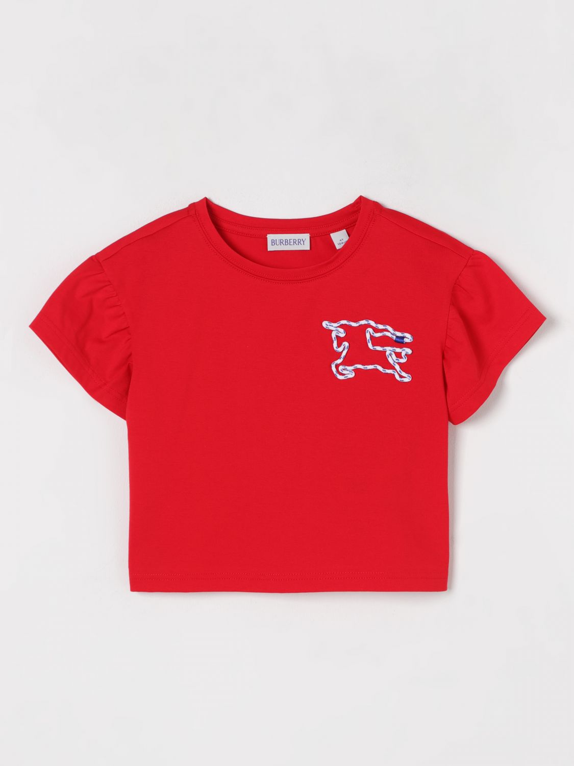 Burberry T Shirt Kids Red