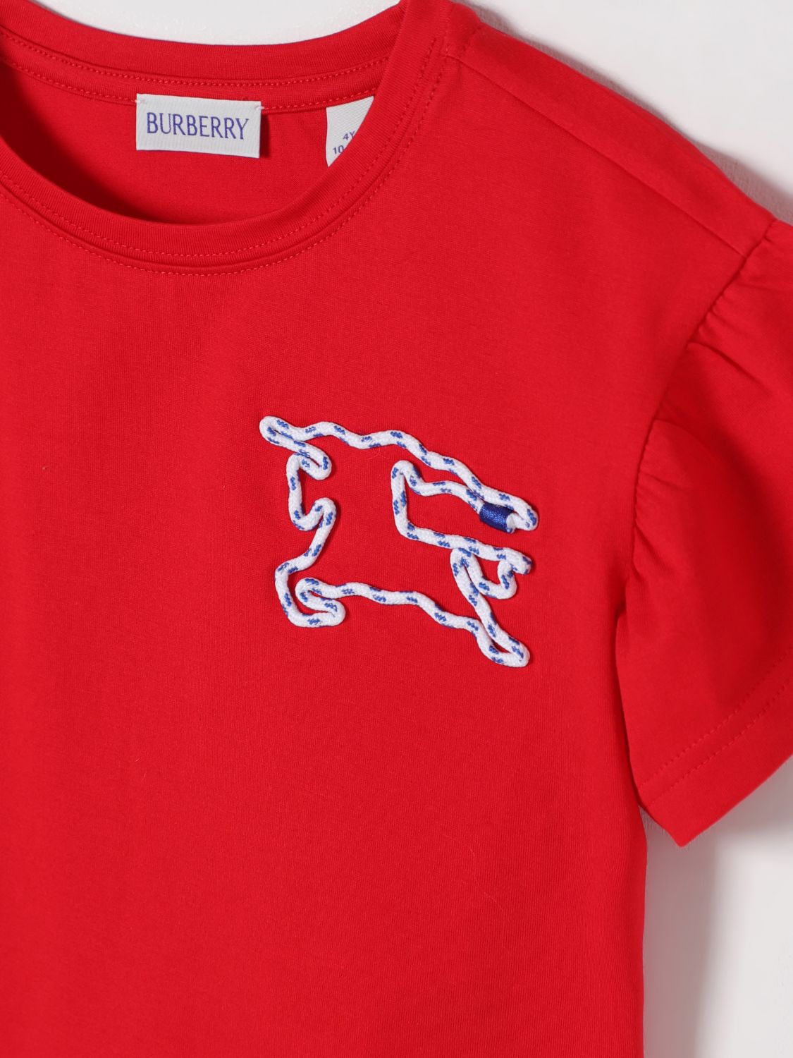 Burberry T Shirt Kids Red