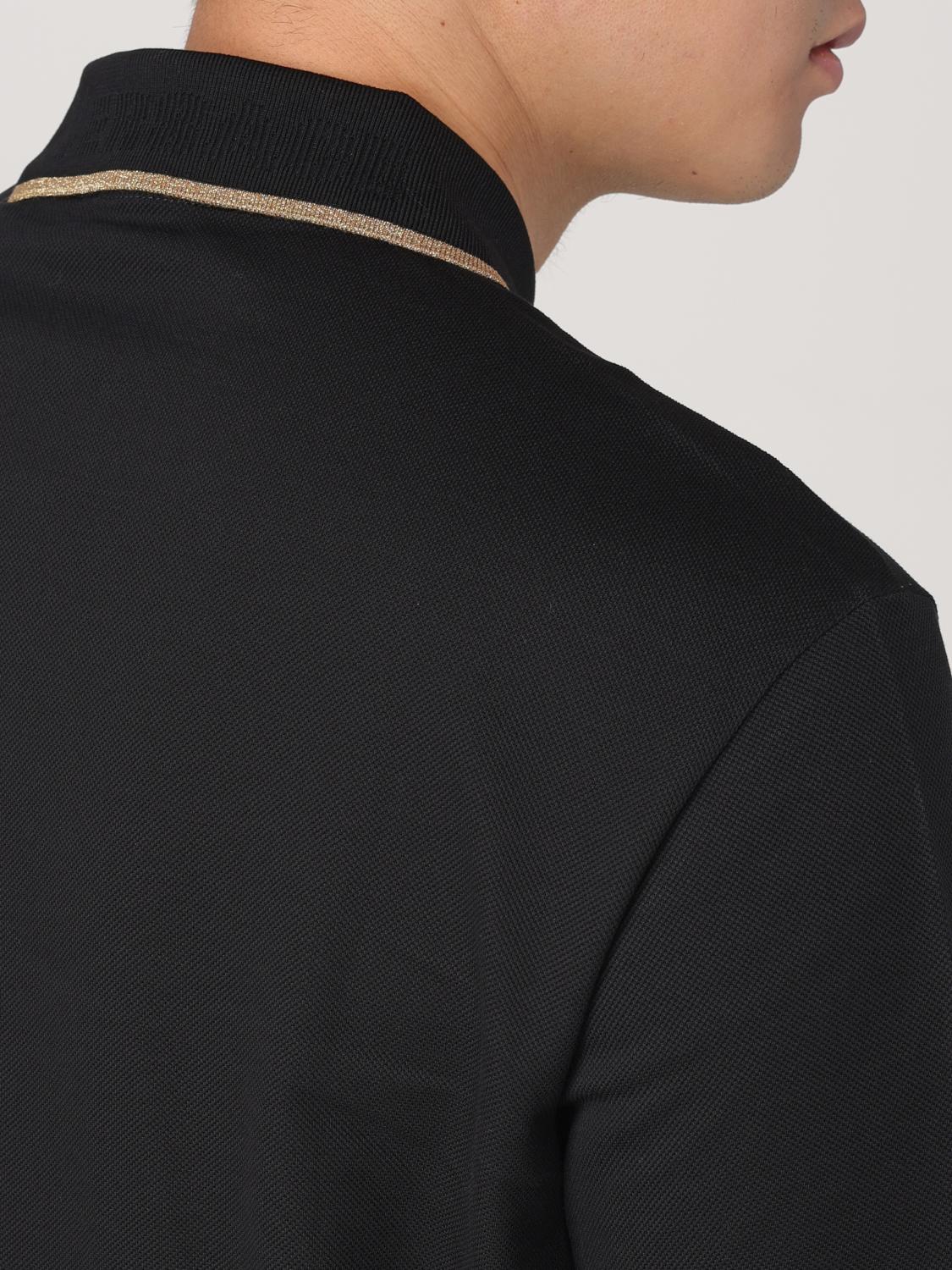 Versace Polo Shirt Men Black