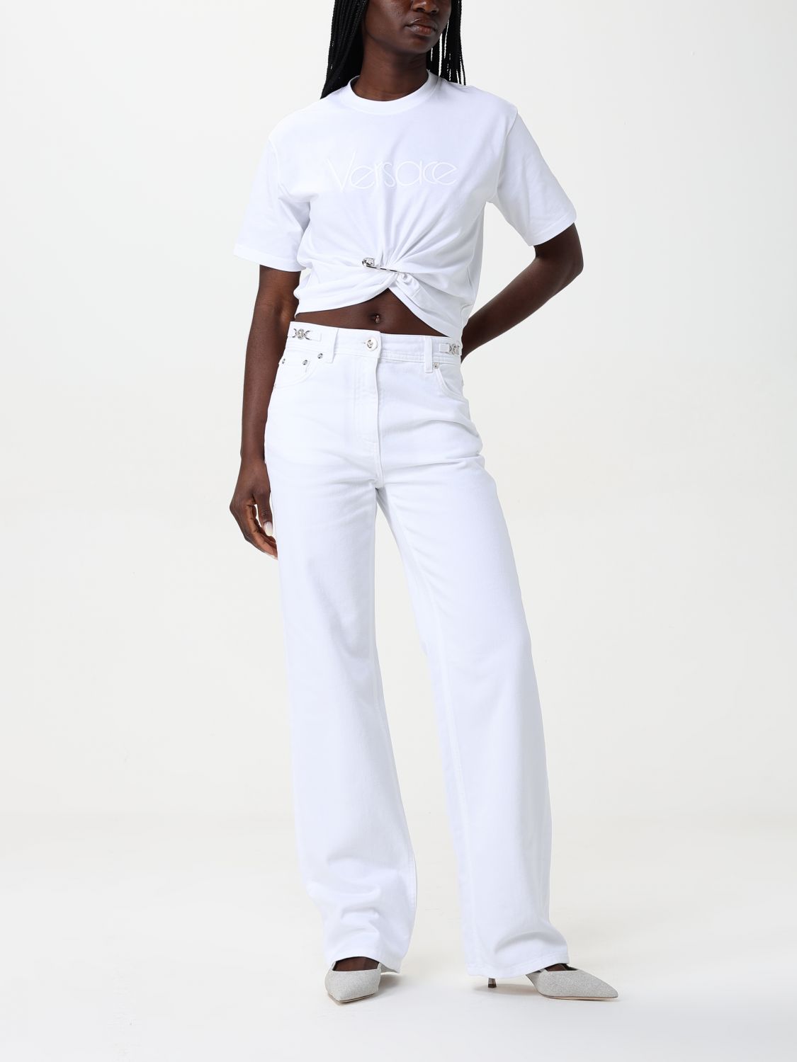 Versace T Shirt Woman White