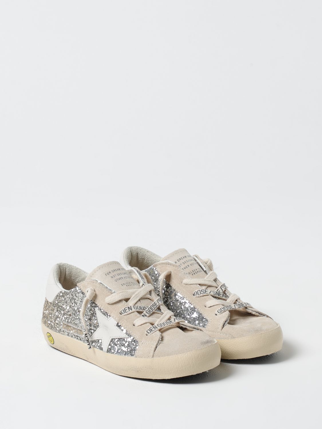 Golden Goose Sneakers Kids Silver