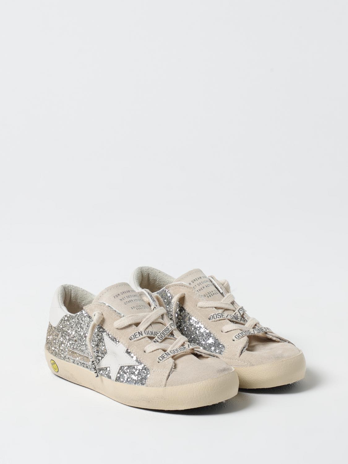 Golden Goose Sneakers Kids Silver