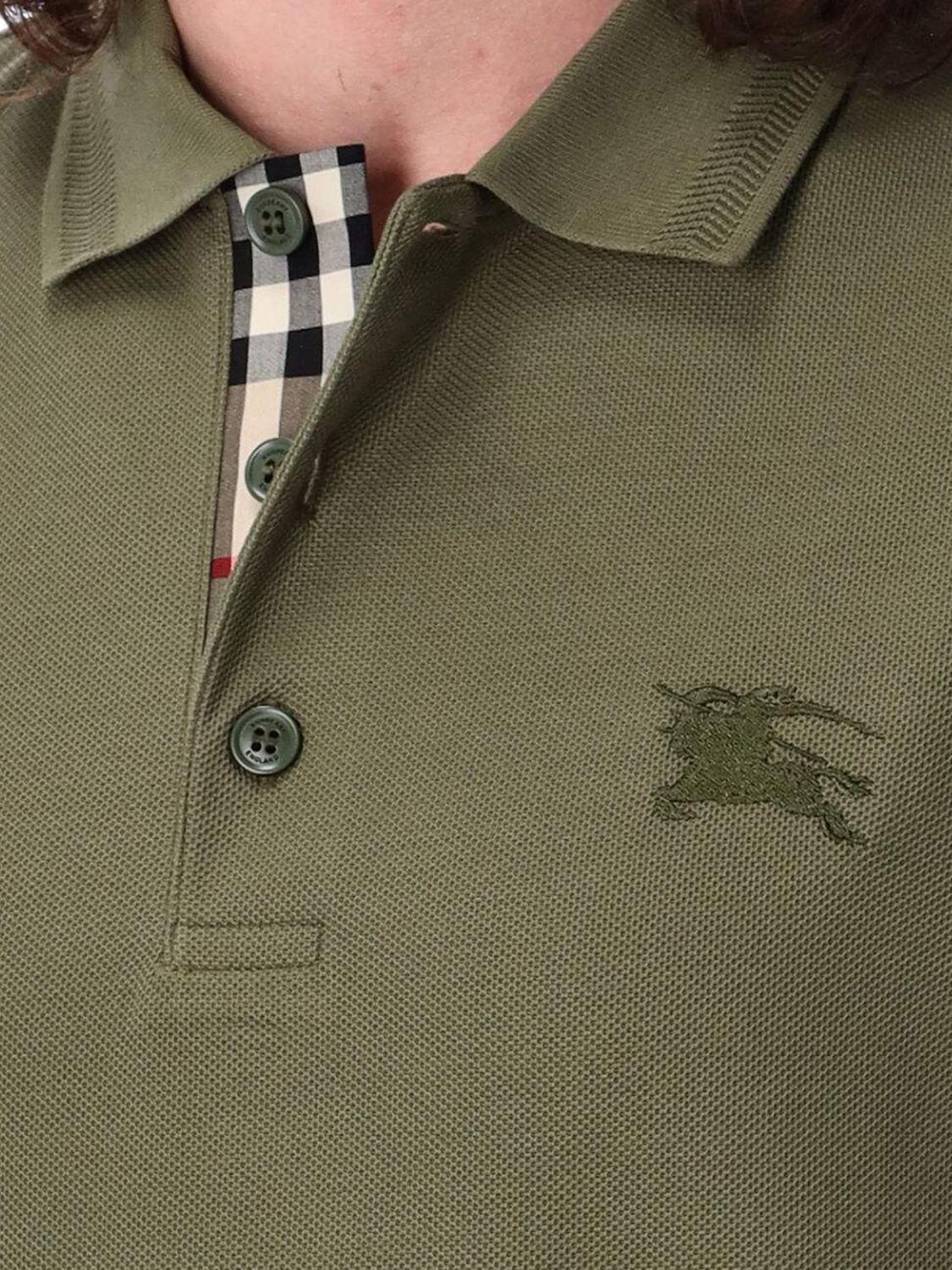 Burberry Polo Shirt Men Green